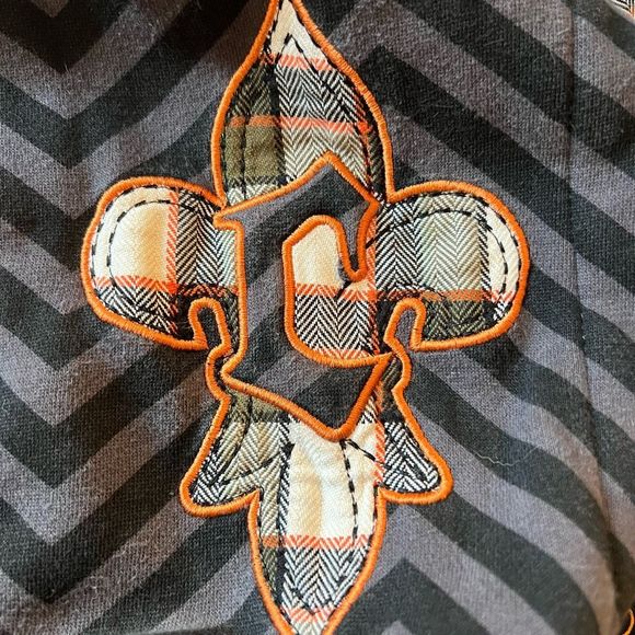 COOGI Chevron Stripe Full Zip Hoodie Size 4XL - Picture 4 of 8